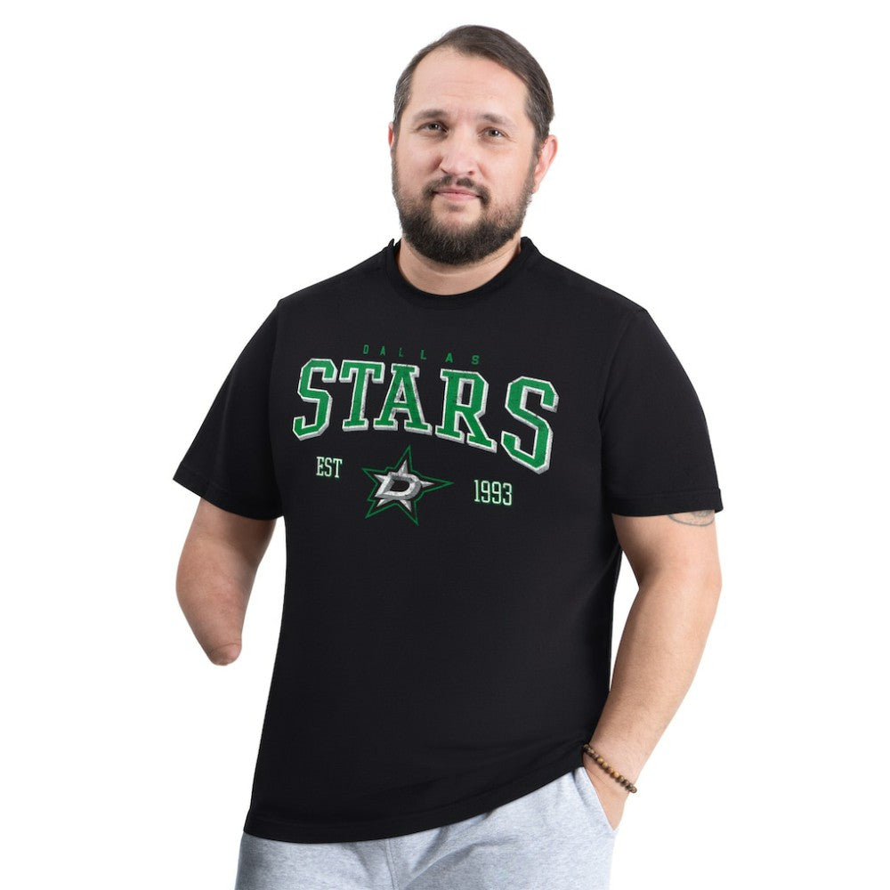 Dallas Stars G-III Sports by Carl Banks Adaptive Classic Team Graphic T-Shirt - Black T-shirts