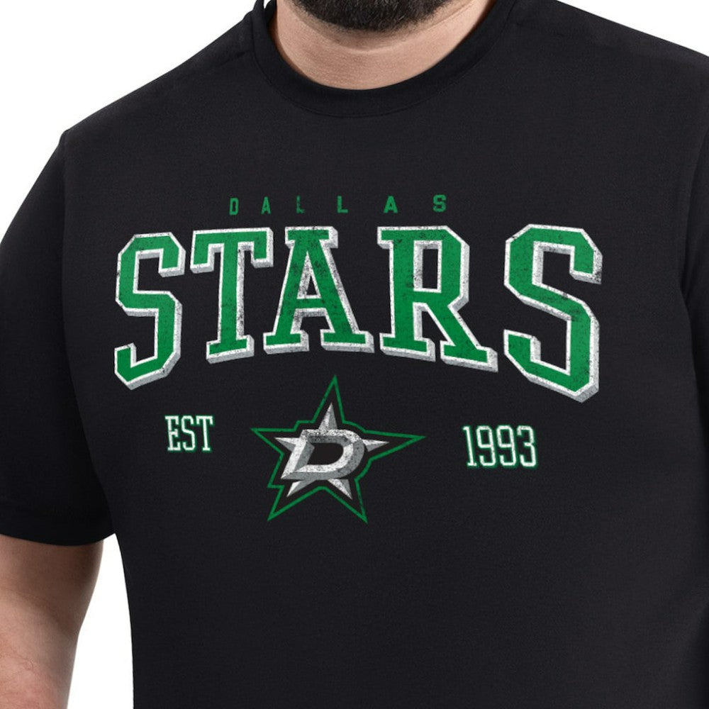 Dallas Stars G-III Sports by Carl Banks Adaptive Classic Team Graphic T-Shirt - Black T-shirts