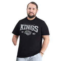 Los Angeles Kings G-III Sports by Carl Banks Adaptive Classic Team Graphic T-Shirt - Black T-shirts