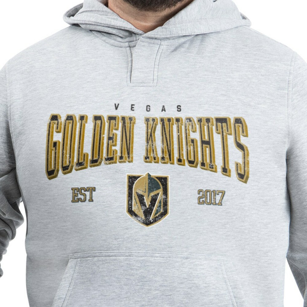 Vegas Golden Knights G-III Sports by Carl Banks Adaptive Classic Team Spirit Fleece Hoodie - Gray Hoodies