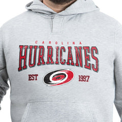 Carolina Hurricanes G-III Sports by Carl Banks Adaptive Classic Team Spirit Fleece Hoodie - Gray Hoodies