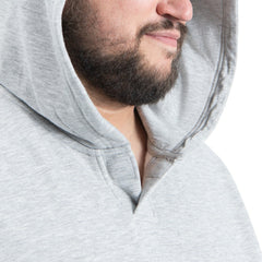 Chicago Blackhawks G-III Sports by Carl Banks Adaptive Classic Team Spirit Fleece Hoodie - Gray Hoodies
