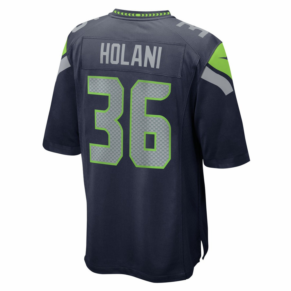 George Holani Seattle Seahawks Team Game Jersey - College Navy on sale