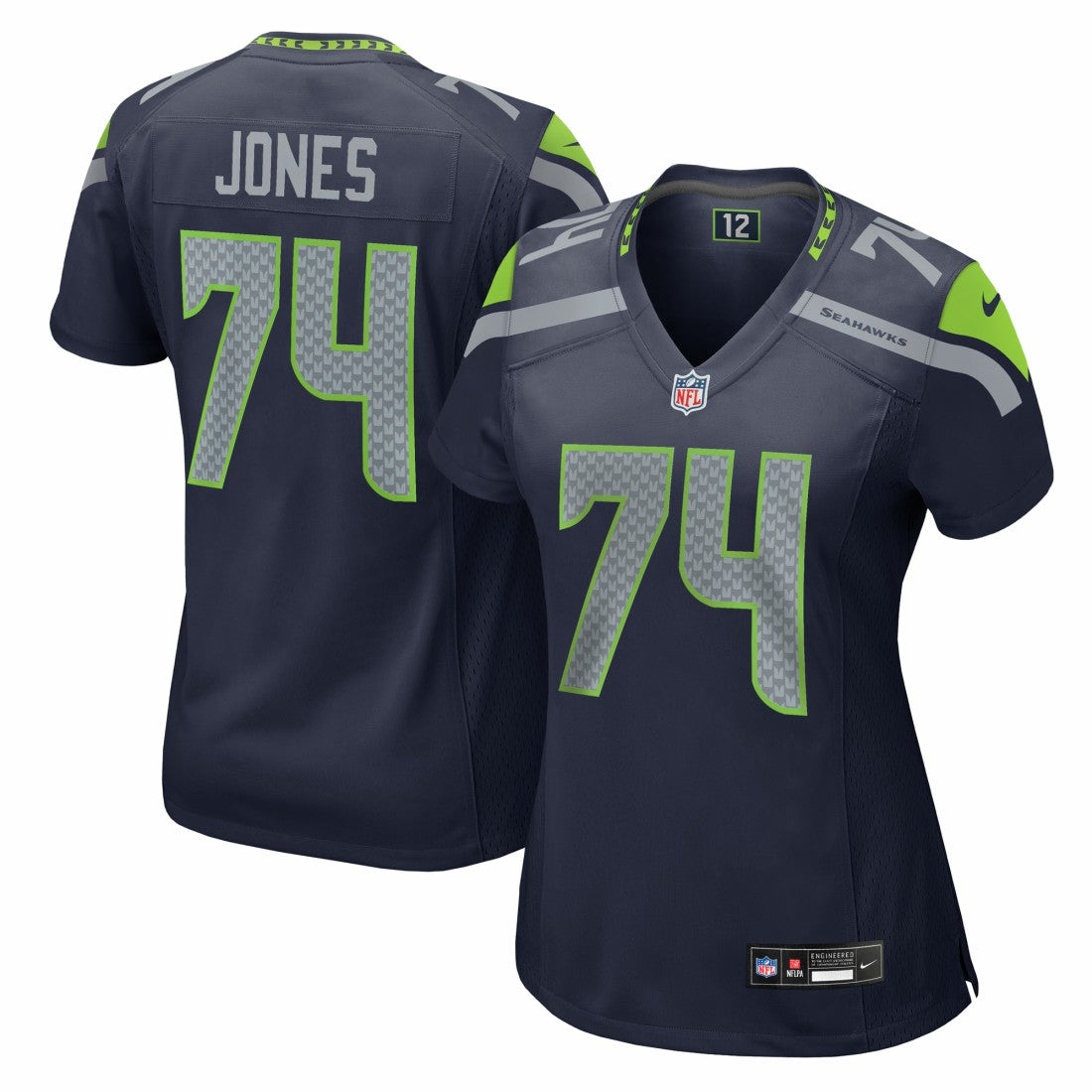 Josh Jones Seattle Seahawks Women's Team Game Jersey - College Navy outlet