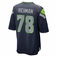 Mason Richman Seattle Seahawks Team Game Jersey - College Navy cheap