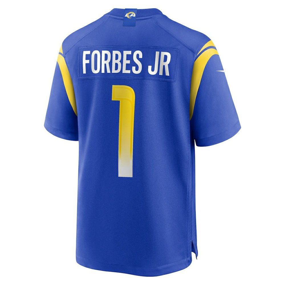 Emmanuel Forbes Jr. Los Angeles Rams Team Game Jersey - Royal sale