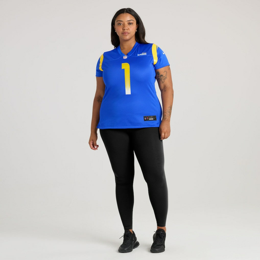 Emmanuel Forbes Jr. Los Angeles Rams Women's Team Game Jersey - Royal for sale