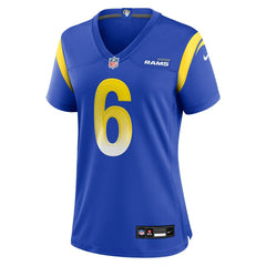 Nick Hampton Los Angeles Rams Women's Team Game Jersey - Royal for sale