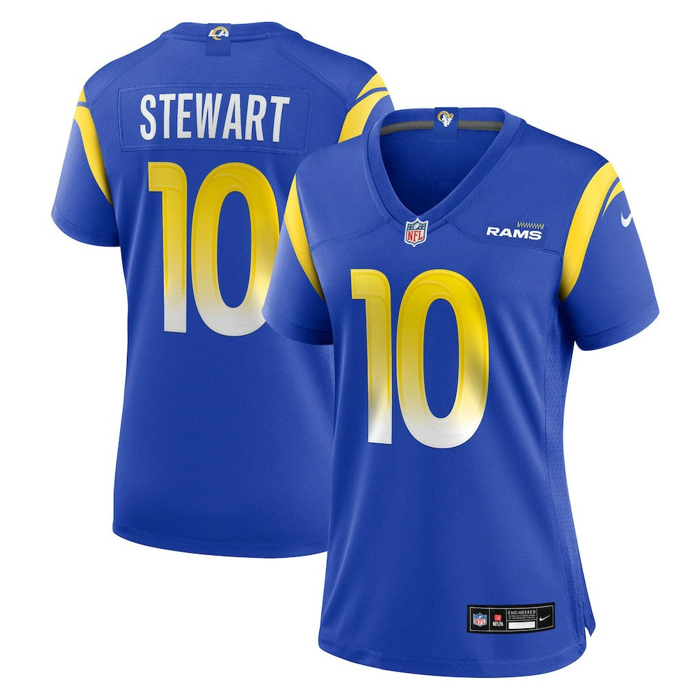 Josaiah Stewart Los Angeles Rams Women's Team Game Jersey - Royal cheap