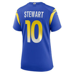 Josaiah Stewart Los Angeles Rams Women's Team Game Jersey - Royal cheap