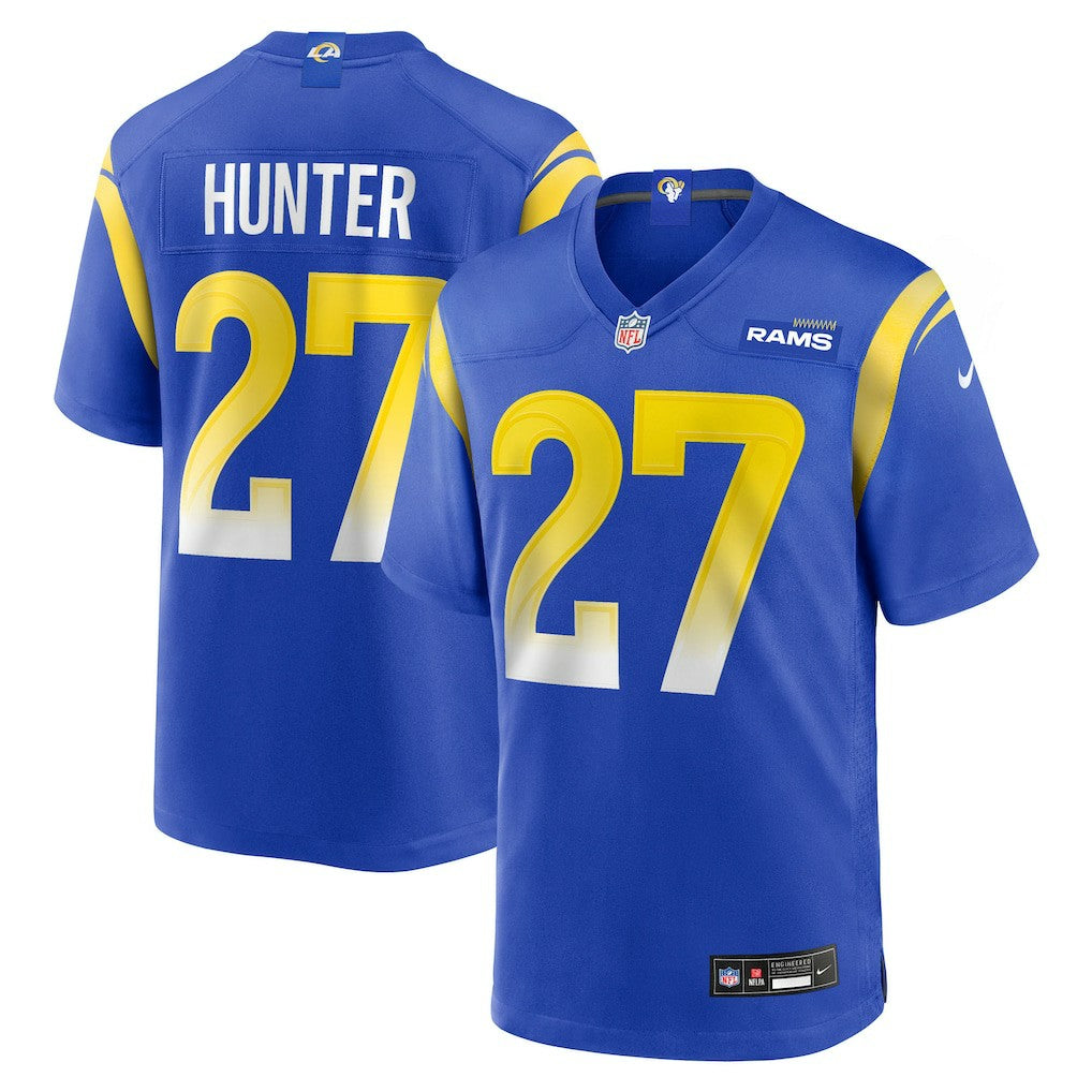 Jarquez Hunter Los Angeles Rams Team Game Jersey - Royal on sale