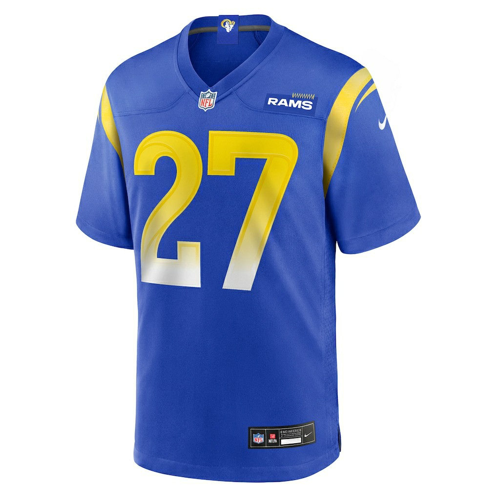 Jarquez Hunter Los Angeles Rams Team Game Jersey - Royal on sale