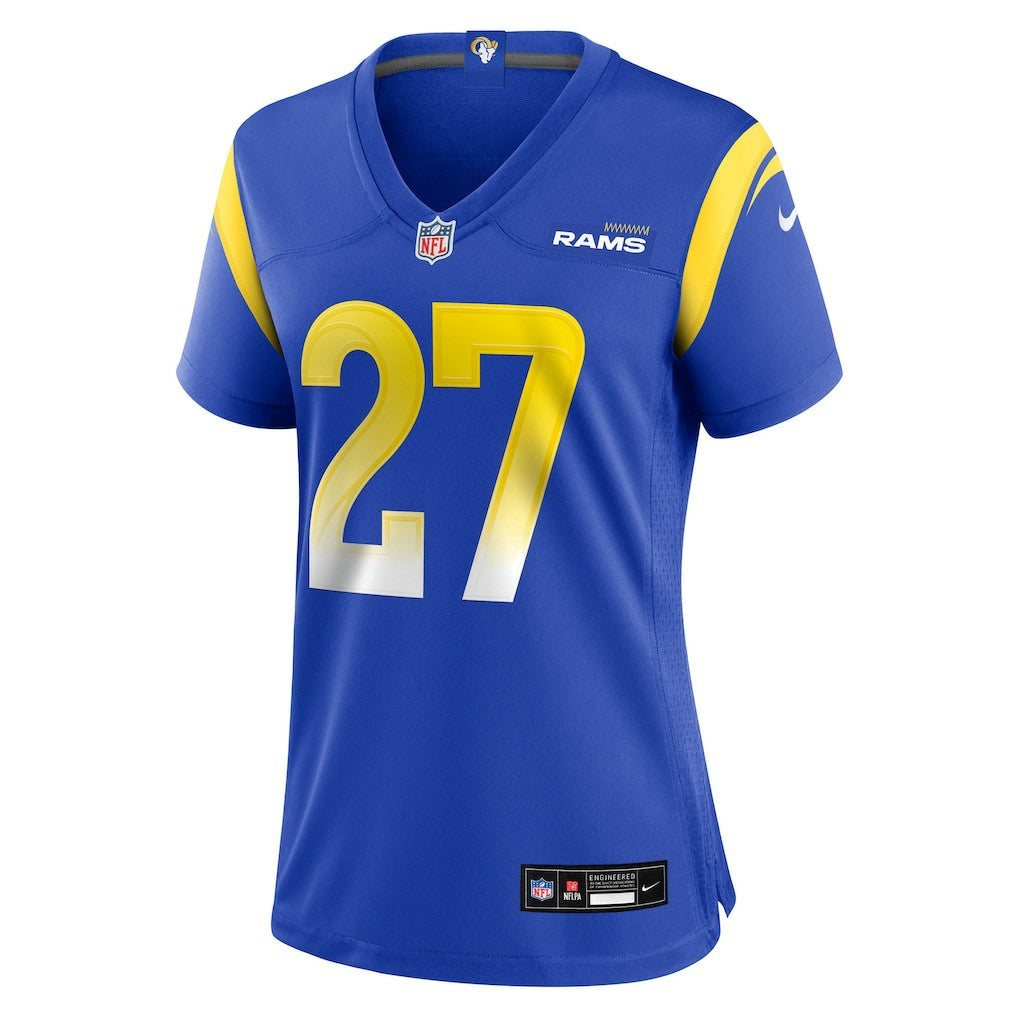 Jarquez Hunter Los Angeles Rams Women's Team Game Jersey - Royal online