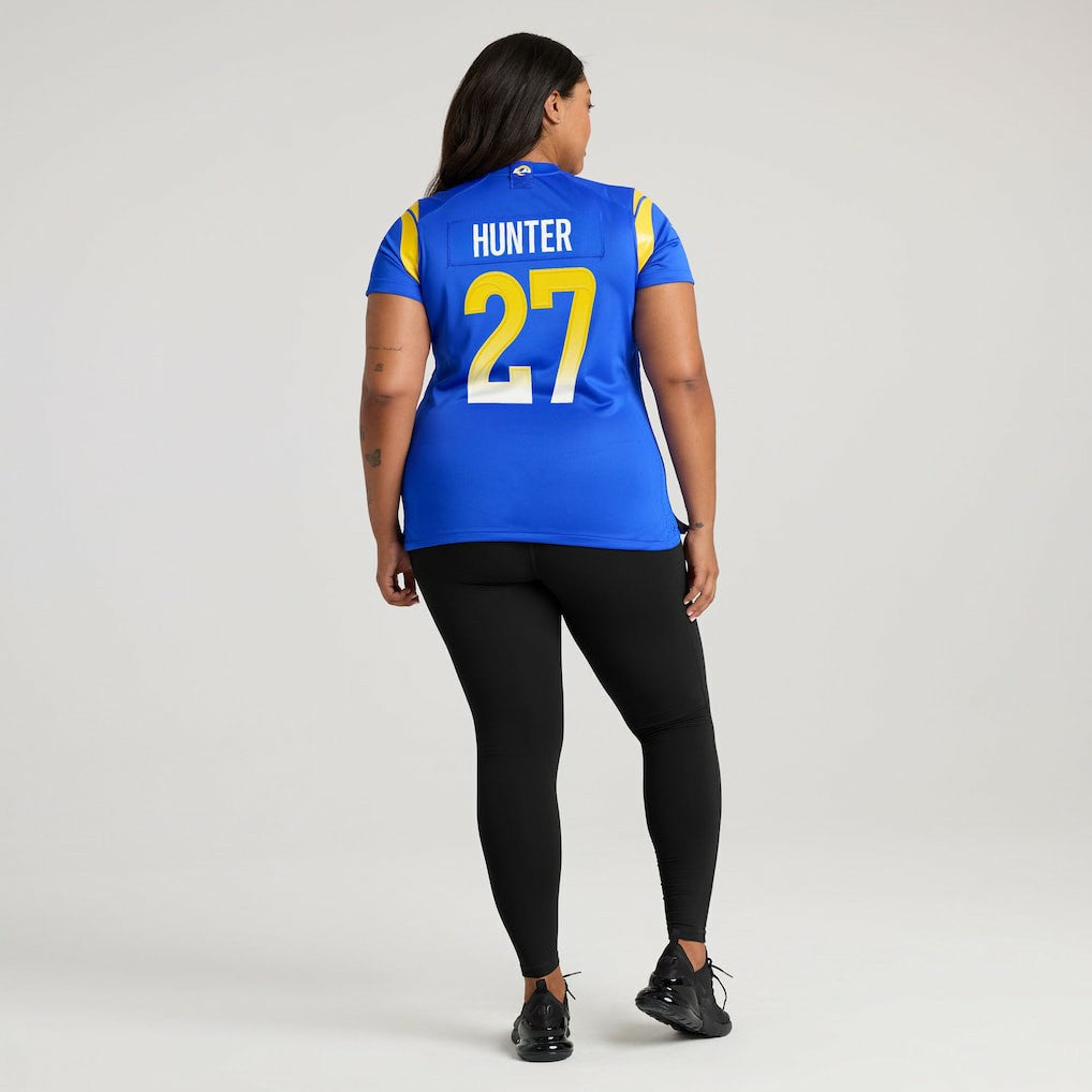 Jarquez Hunter Los Angeles Rams Women's Team Game Jersey - Royal online