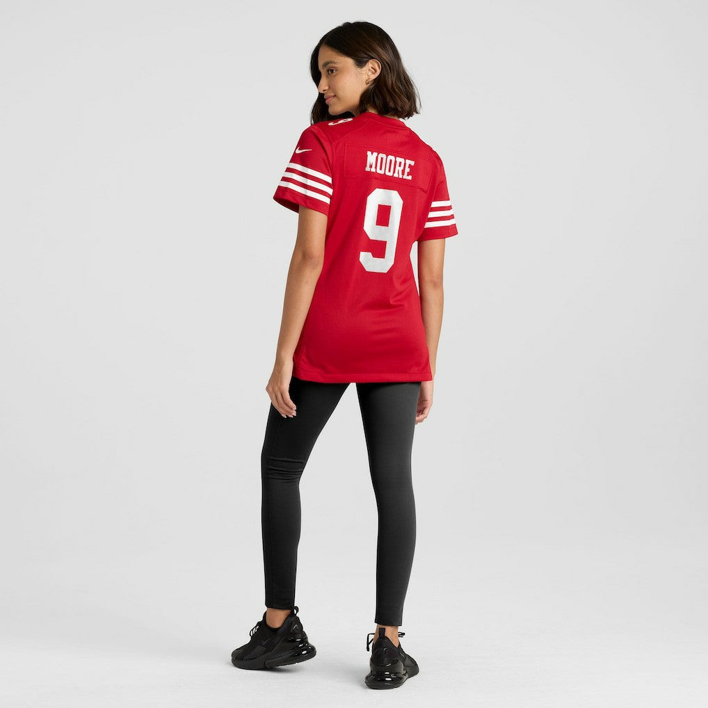 Skyy Moore San Francisco 49ers Women's Team Game Jersey - Scarlet on sale