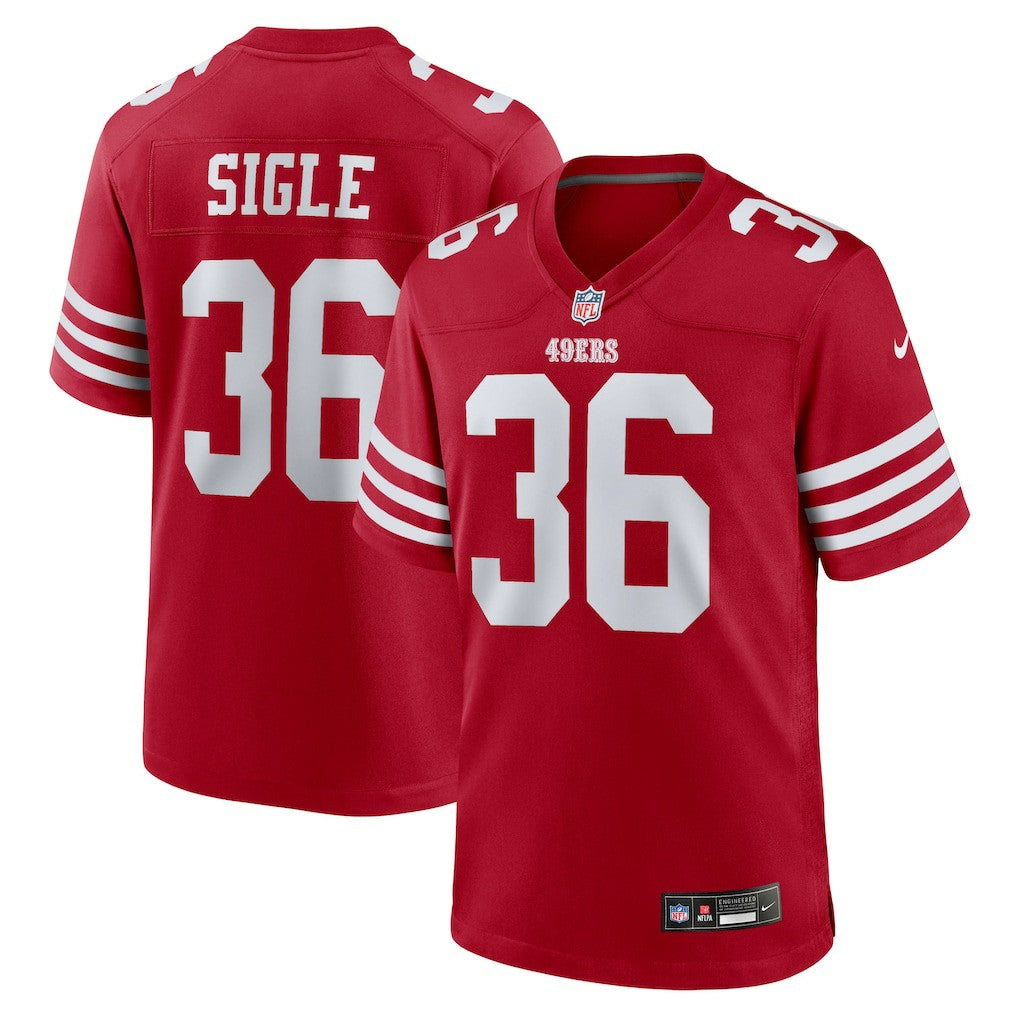 Marques Sigle San Francisco 49ers Team Game Jersey - Scarlet for sale