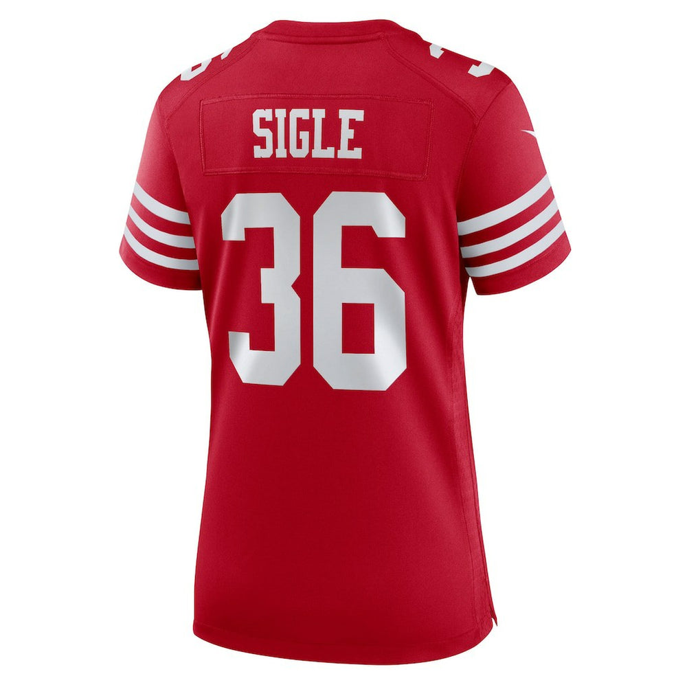 Marques Sigle San Francisco 49ers Women's Team Game Jersey - Scarlet cheap