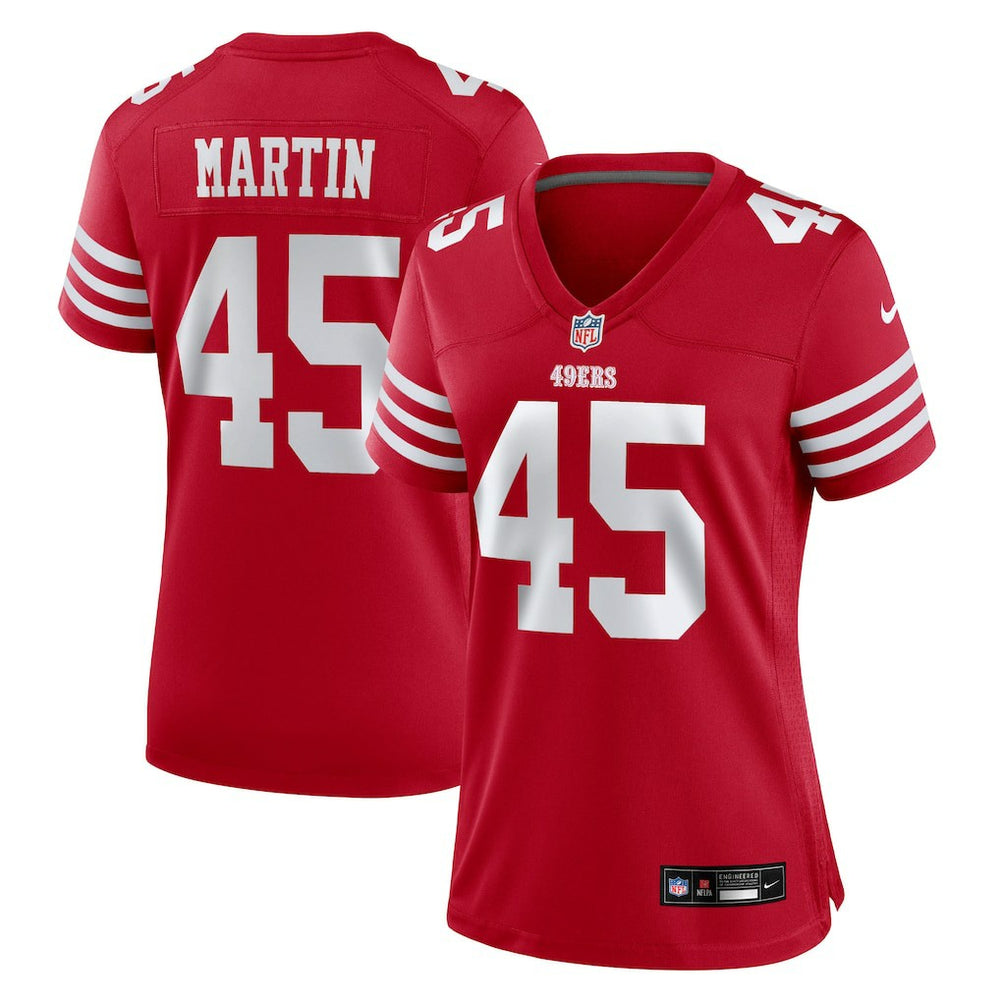 Nick Martin San Francisco 49ers Women's Team Game Jersey - Scarlet cheap