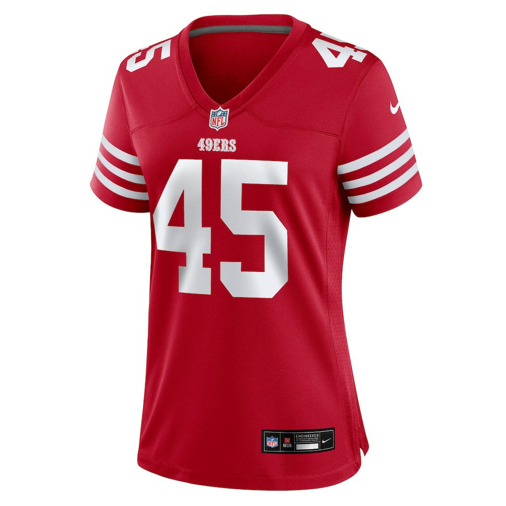Nick Martin San Francisco 49ers Women's Team Game Jersey - Scarlet cheap
