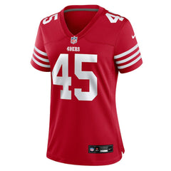 Nick Martin San Francisco 49ers Women's Team Game Jersey - Scarlet cheap