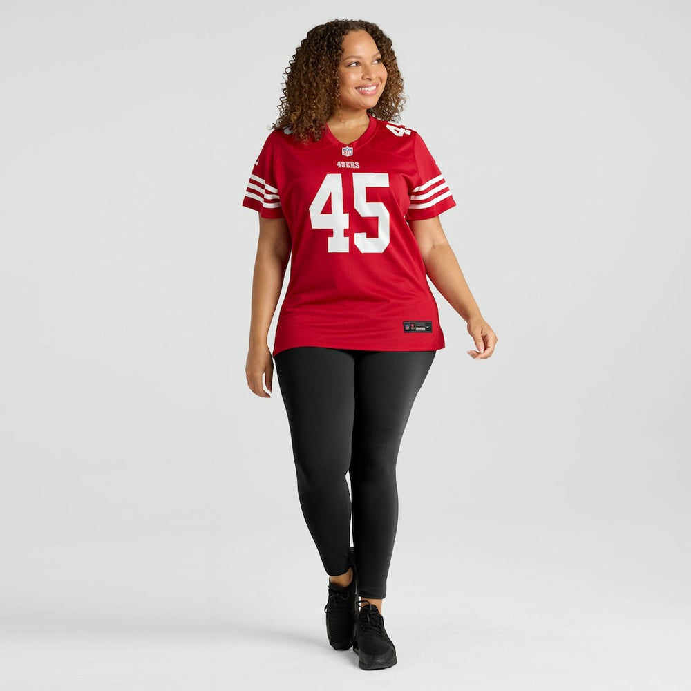 Nick Martin San Francisco 49ers Women's Team Game Jersey - Scarlet cheap