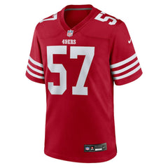 Luke Gifford San Francisco 49ers Team Game Jersey - Scarlet sale