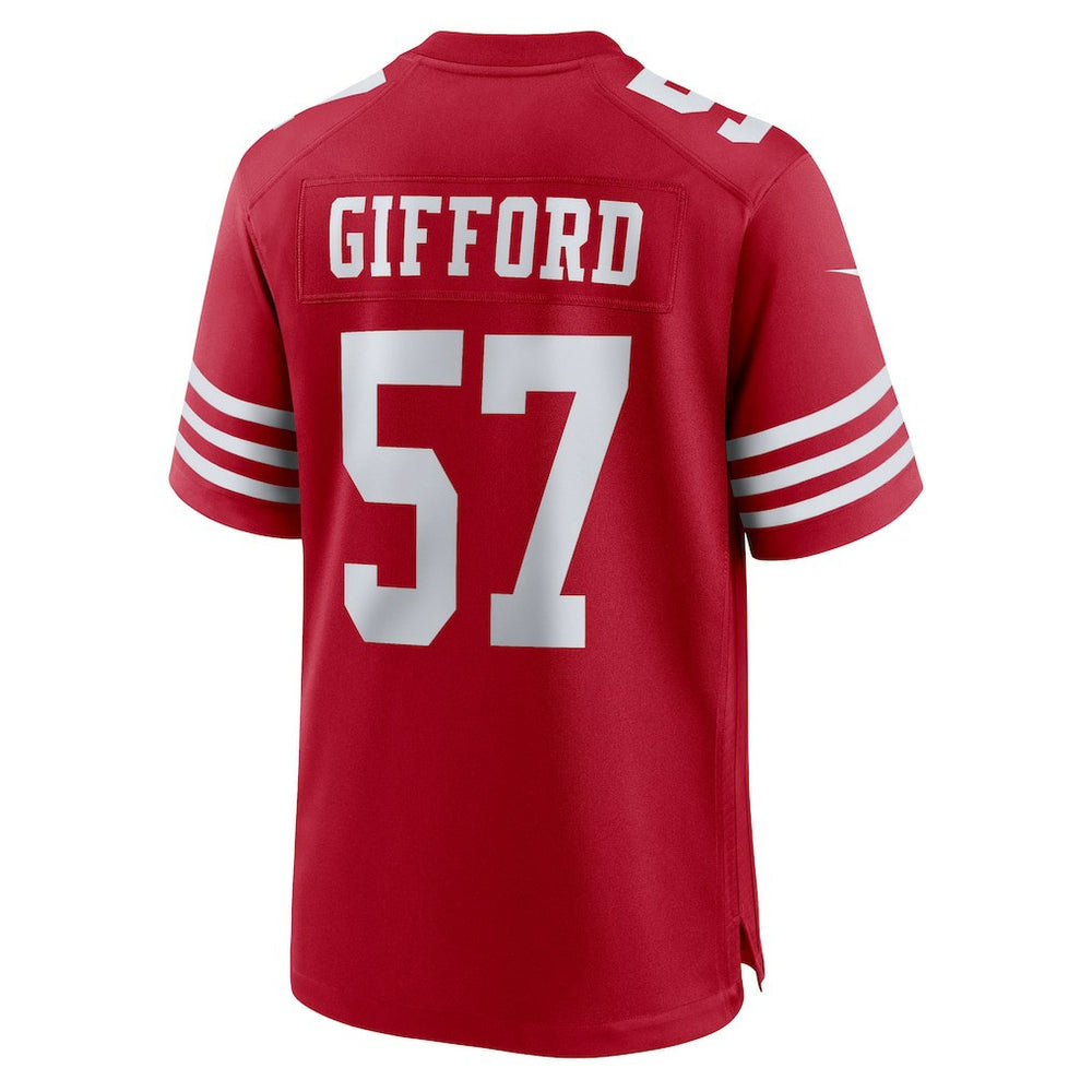 Luke Gifford San Francisco 49ers Team Game Jersey - Scarlet sale