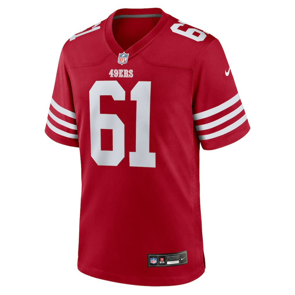 Matt Hennessy San Francisco 49ers Team Game Jersey - Scarlet outlet
