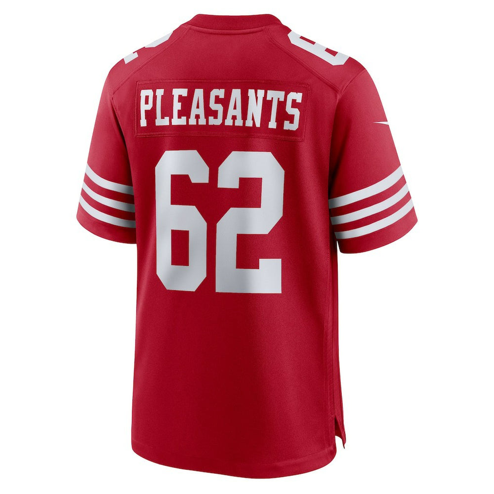Austen Pleasants San Francisco 49ers Team Game Jersey - Scarlet on sale