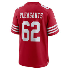Austen Pleasants San Francisco 49ers Team Game Jersey - Scarlet on sale