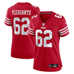 Austen Pleasants San Francisco 49ers Women's Team Game Jersey - Scarlet discount