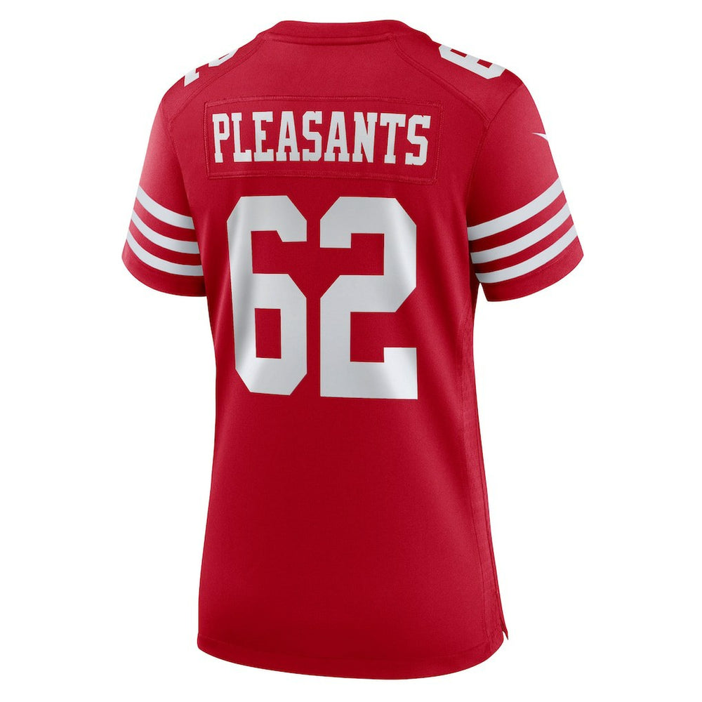 Austen Pleasants San Francisco 49ers Women's Team Game Jersey - Scarlet discount