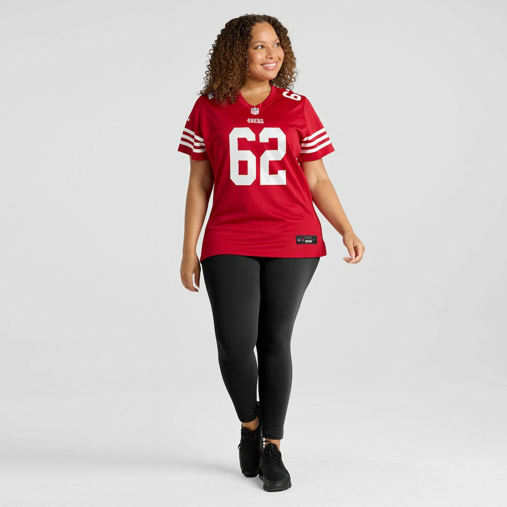 Austen Pleasants San Francisco 49ers Women's Team Game Jersey - Scarlet discount