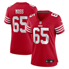Drew Moss San Francisco 49ers Women's Team Game Jersey - Scarlet online
