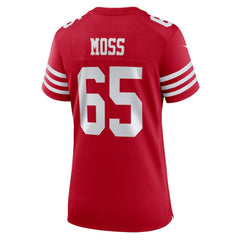 Drew Moss San Francisco 49ers Women's Team Game Jersey - Scarlet online