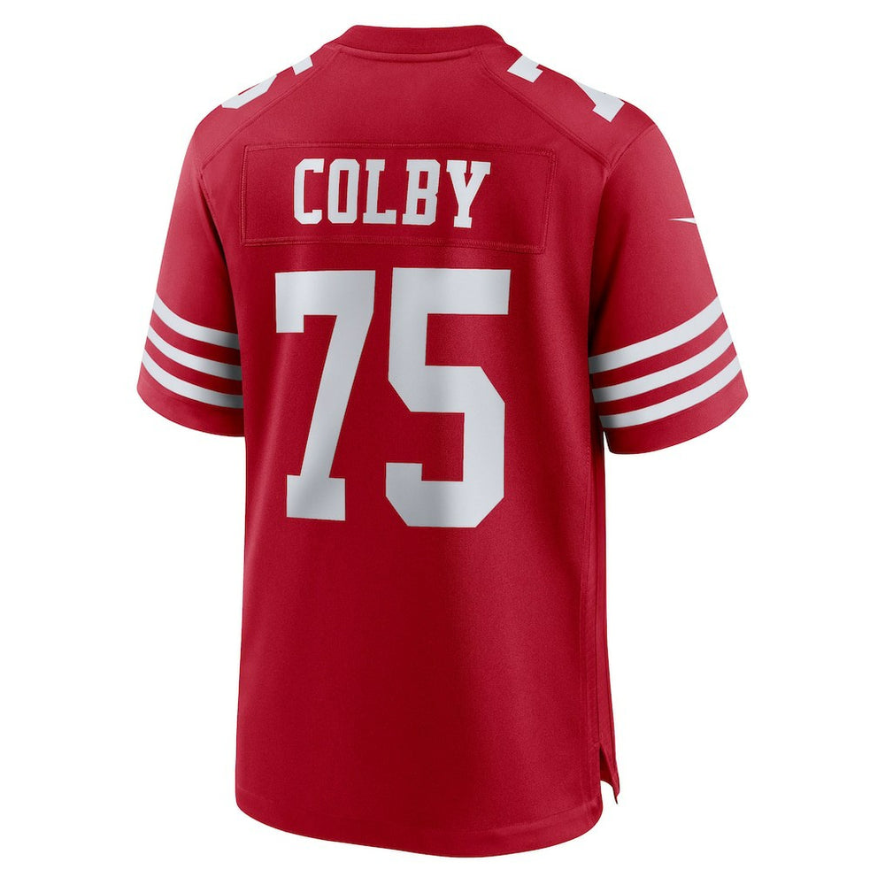 Connor Colby San Francisco 49ers Team Game Jersey - Scarlet sale