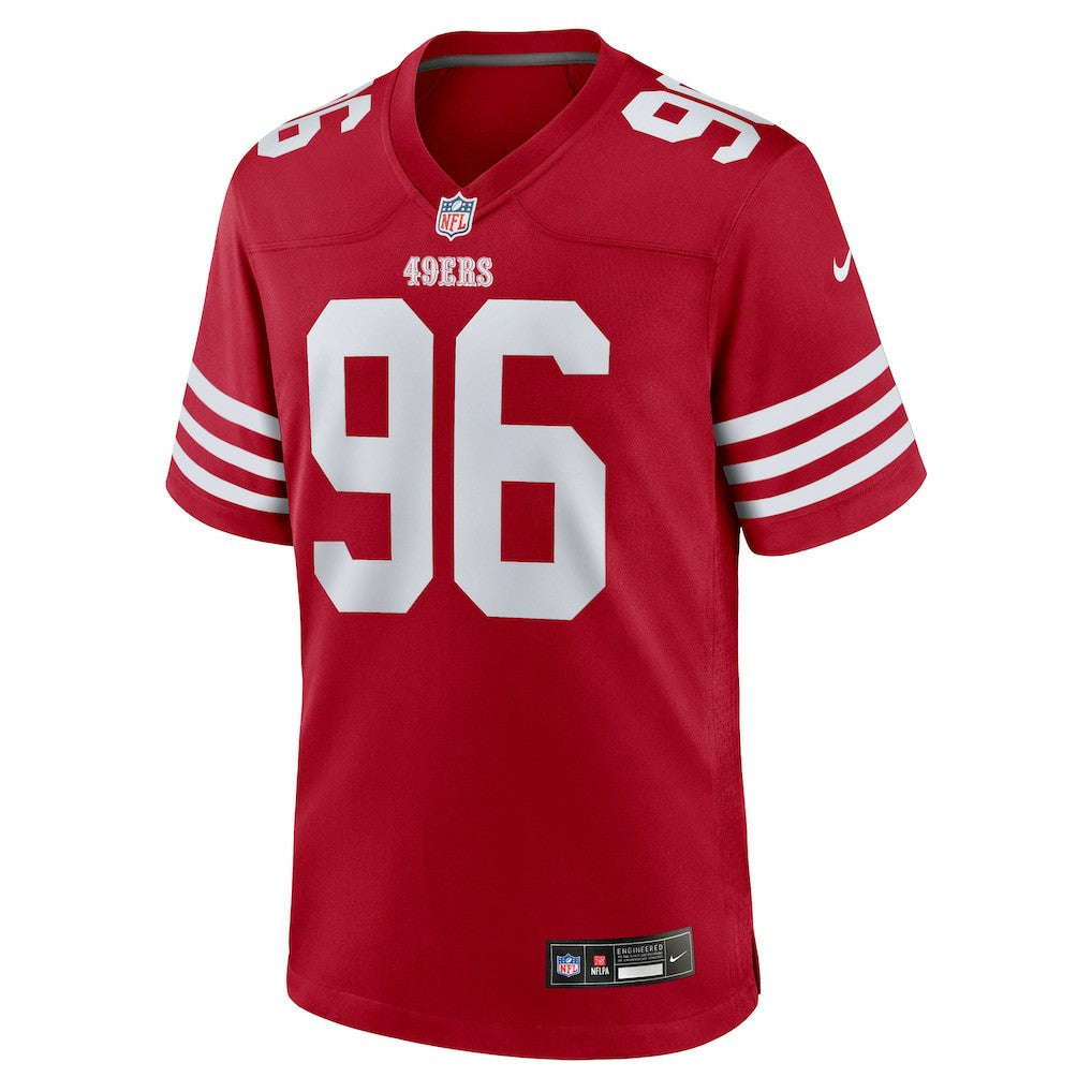 Jordan Jefferson San Francisco 49ers Team Game Jersey - Scarlet outlet