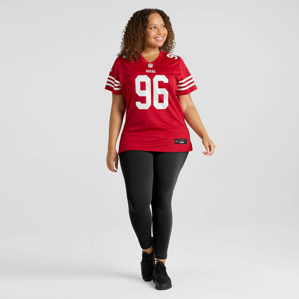 Jordan Jefferson San Francisco 49ers Women's Team Game Jersey - Scarlet online