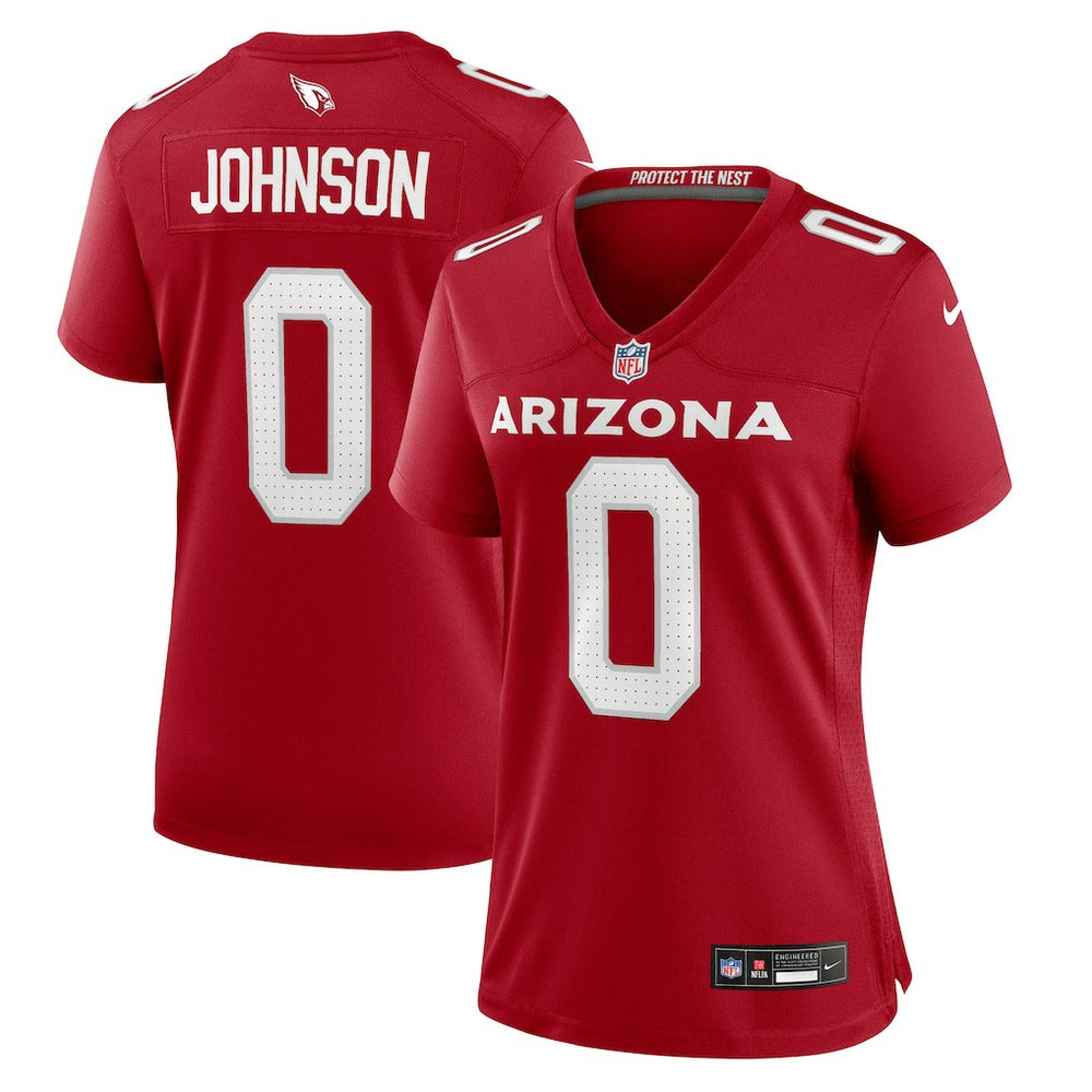 Will Johnson Arizona Cardinals Women's Team Game Jersey - Cardinal online