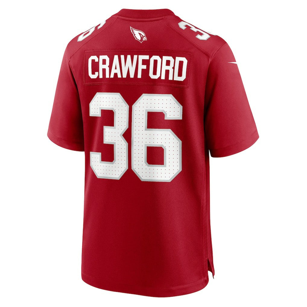 Kitan Crawford Arizona Cardinals Team Game Jersey - Cardinal outlet
