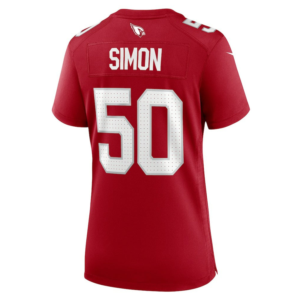 Cody Simon Arizona Cardinals Women's Team Game Jersey - Cardinal sale