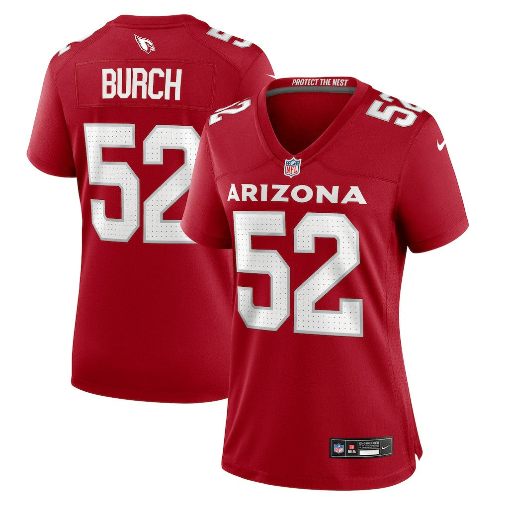 Jordan Burch Arizona Cardinals Women's Team Game Jersey - Cardinal outlet