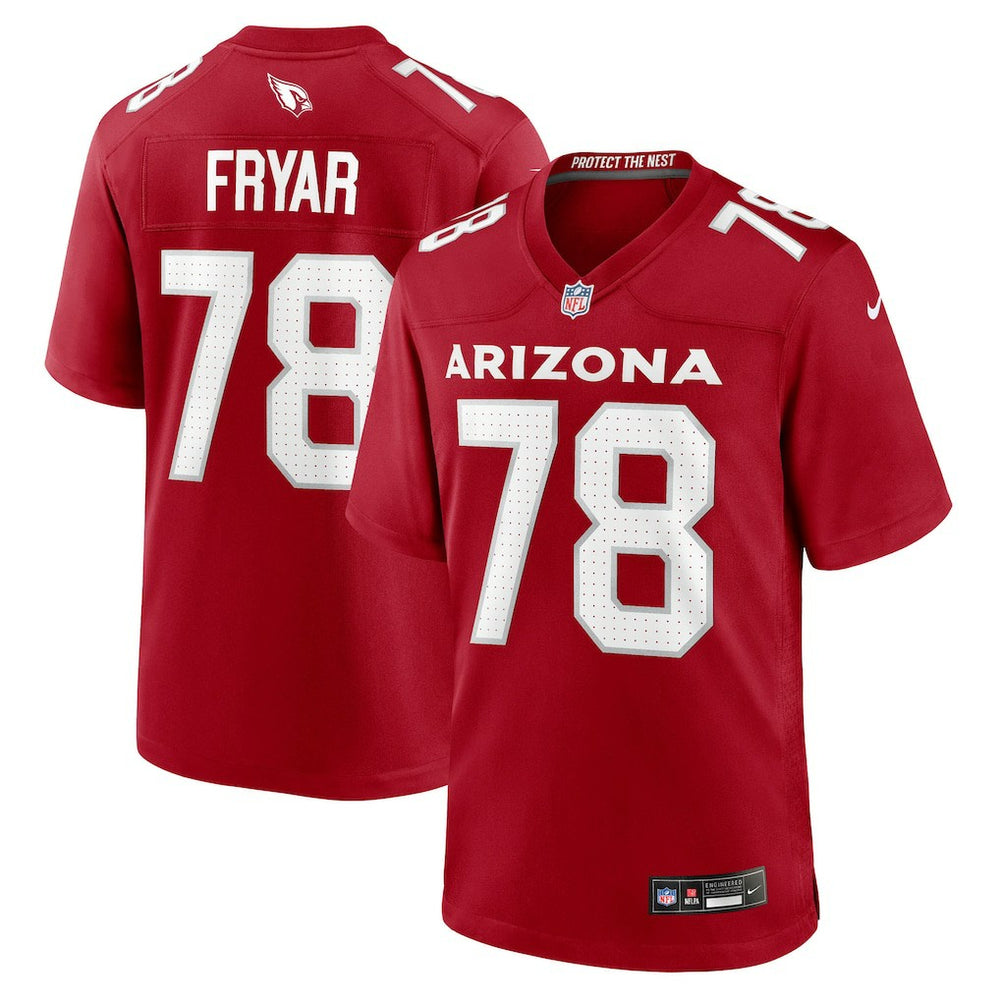 Josh Fryar Arizona Cardinals Team Game Jersey - Cardinal for sale