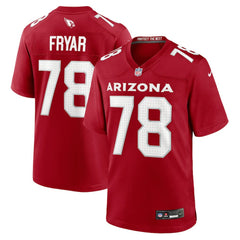 Josh Fryar Arizona Cardinals Team Game Jersey - Cardinal for sale