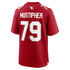 PJ Mustipher Arizona Cardinals Team Game Jersey - Cardinal cheap