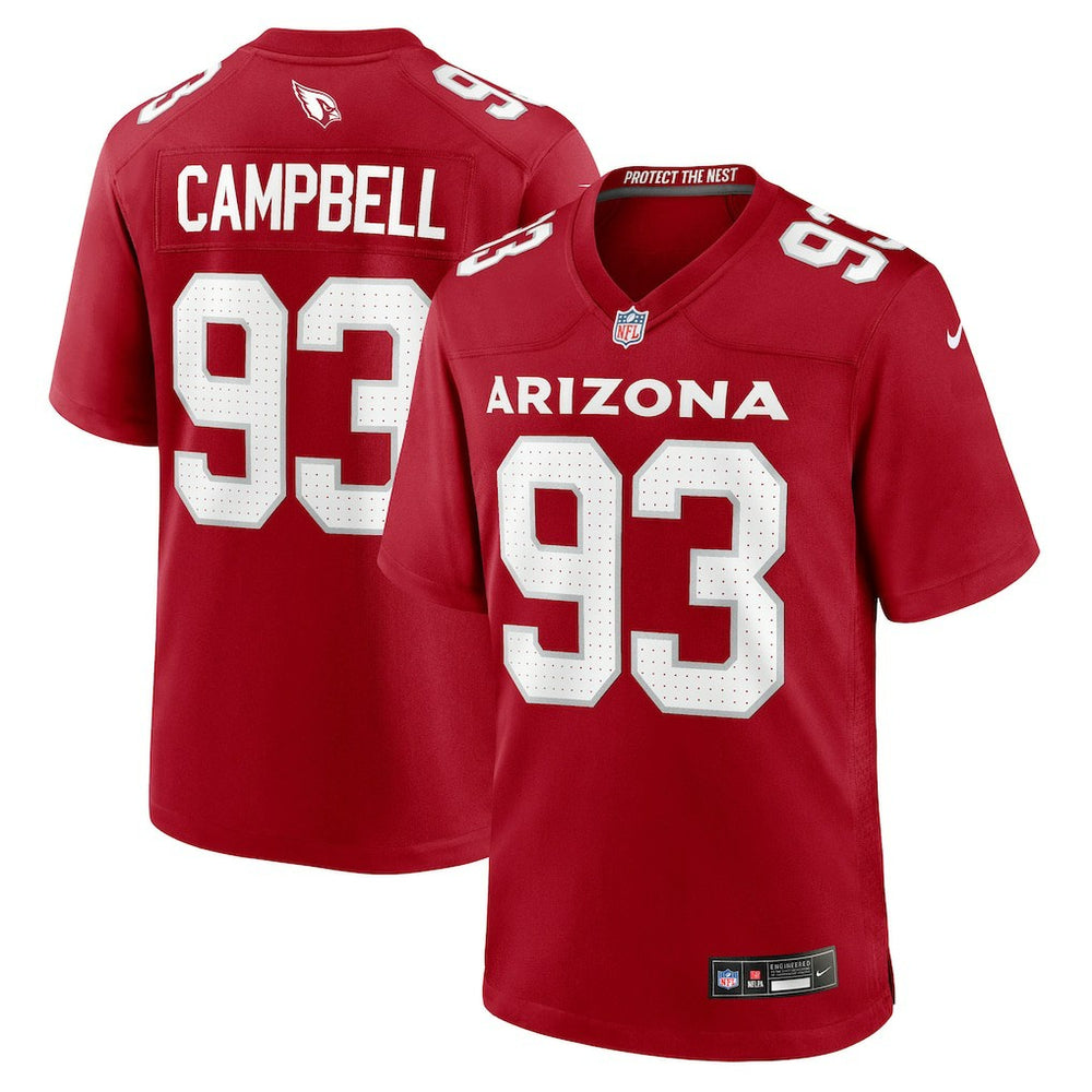 Calais Campbell Arizona Cardinals Team Game Jersey - Cardinal outlet