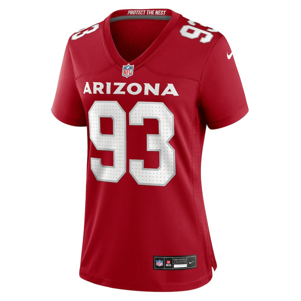 Calais Campbell Arizona Cardinals Women's Team Game Jersey - Cardinal sale