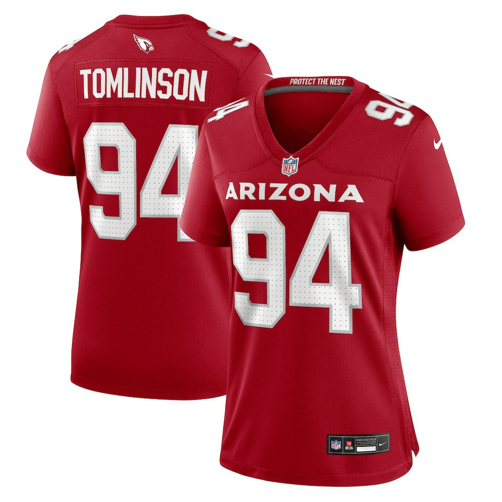 Dalvin Tomlinson Arizona Cardinals Women's Team Game Jersey - Cardinal outlet