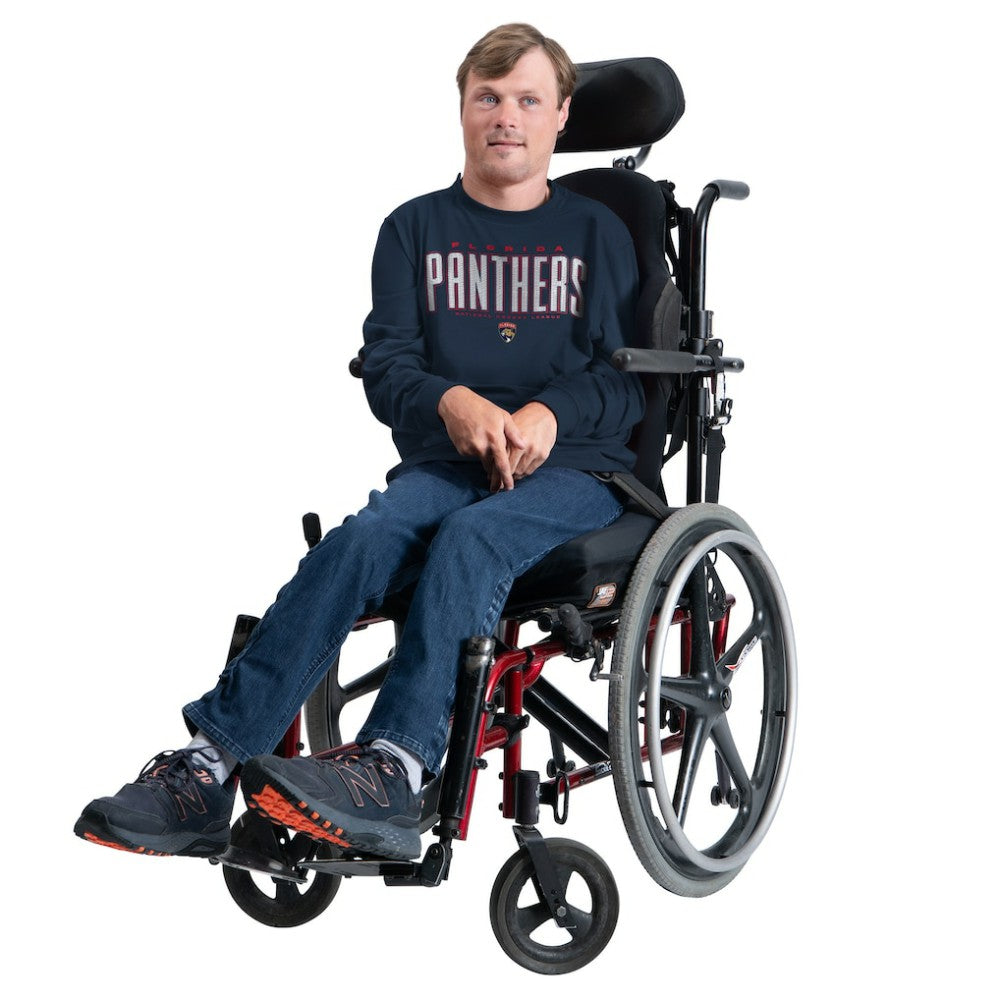 Florida Panthers G-III Sports by Carl Banks Adaptive Mesh Effect Long Sleeve T-Shirt - Navy T-shirts