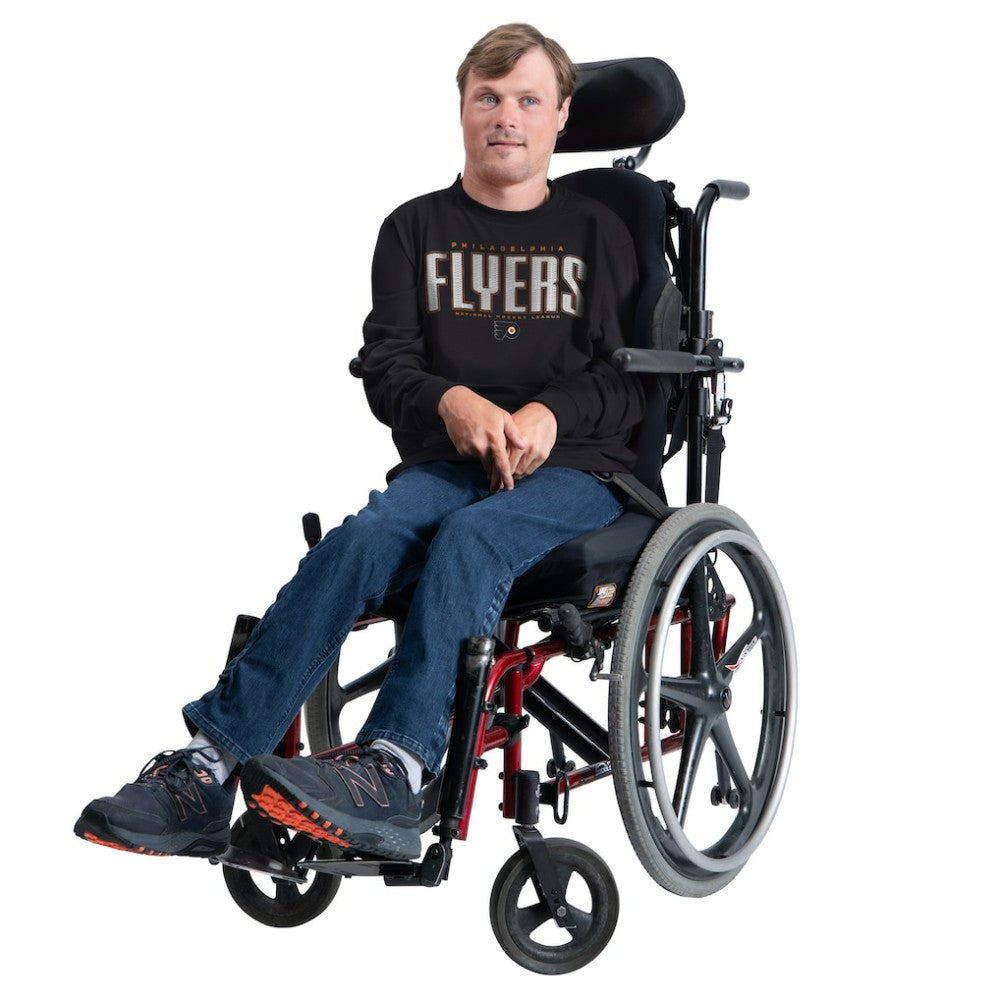 Philadelphia Flyers G-III Sports by Carl Banks Adaptive Mesh Effect Long Sleeve T-Shirt - Black T-shirts